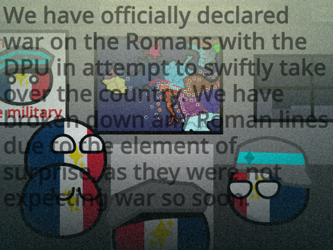 war has been declared...