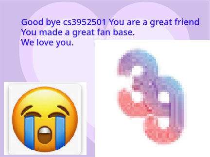 Good bye cs3952501