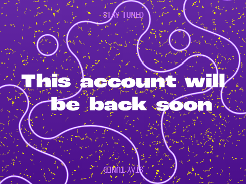 This account will be back soon...