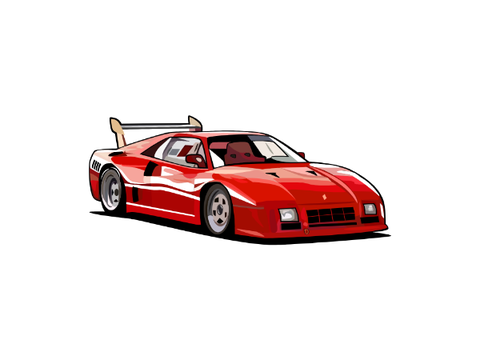 Ferrari 288 GTO Evoluzione Speedometer