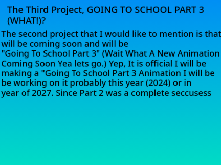 Apology Note, and Updates On Projects (Coming Soon!)