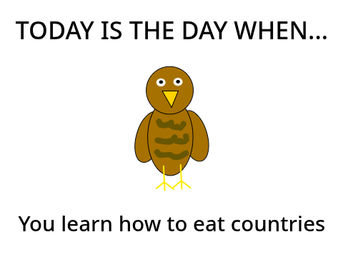 Eat Countries the Right Way