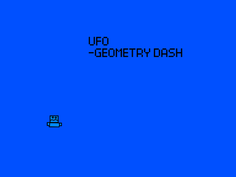 UFO from Geometry dash