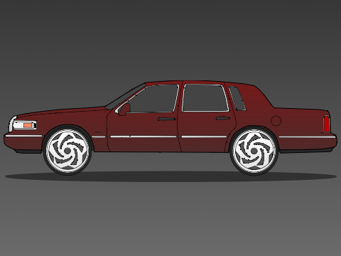 '96 towncar donk