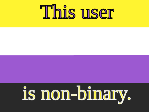 i am a proud enby >:)
