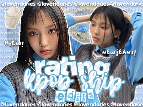 ꒰ rating k-pop ship edits! — ⊹