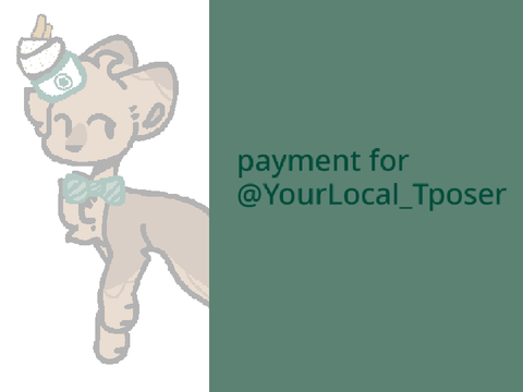 ➪ payment for @YourLocal_Tposer 】