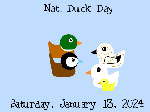National Duck Day 2024