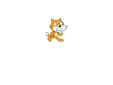 Scratch cat pooping