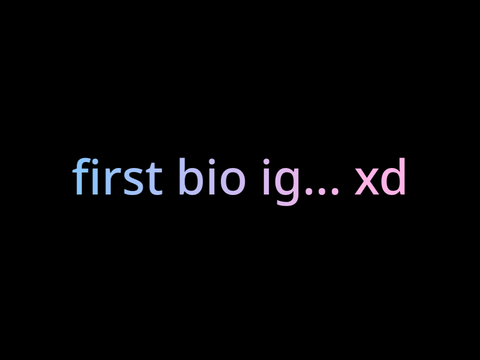 Bio #1 (third)