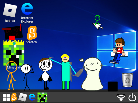 Add yourself on the Window desktop!