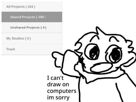 100 shared projects???