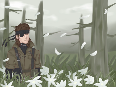snake eater - metal gear solid art