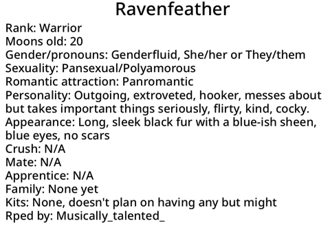 Ravenfeather Form