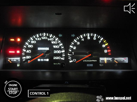 Toyota Sprinter Trueno AE86 Speedometer