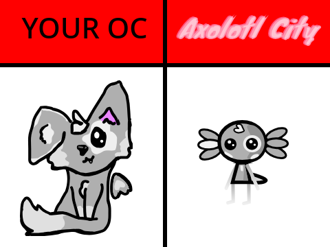 Give me your OC and I'll make them an axolotl city character remix remix-4