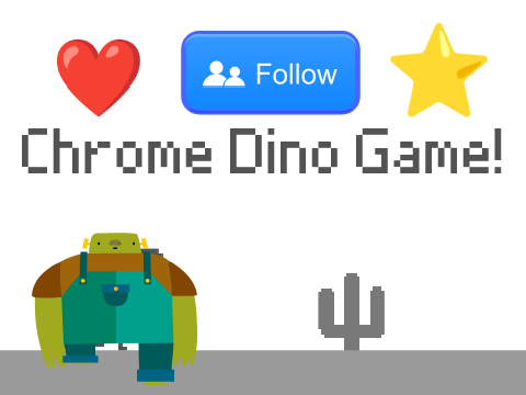 Chrome Dino Game but with frank!