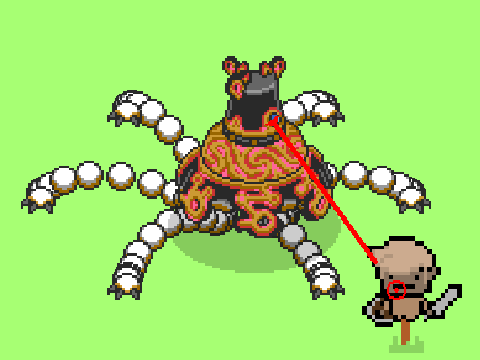 16-Bit Guardian with a target lazer