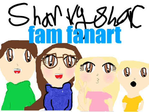 sharkyshar fam fanart!!