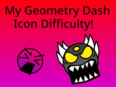 My GD Icon Difficulty!