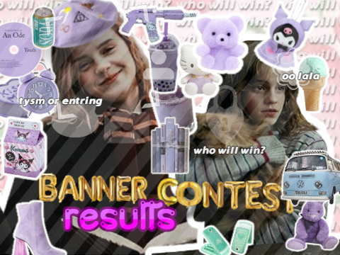 Banner contest rusults