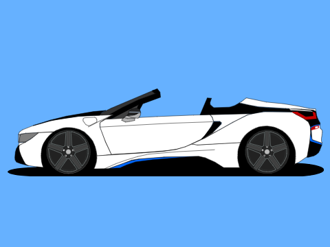 Interactive BMW I6 sprite 