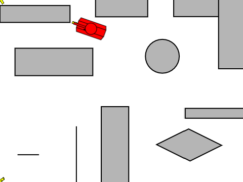 Untitled tank game enemy AI test