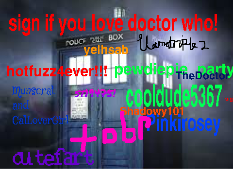 Sign if you love Doctor Who!  remix remix
