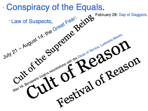 Least insane ideas during the French Revolution