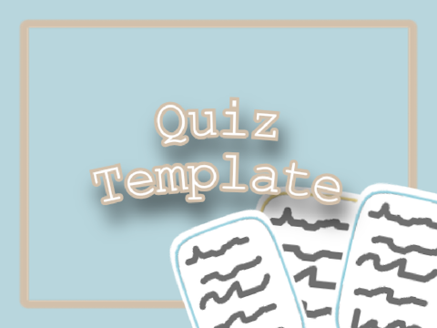 Yes or No Quiz Template :3