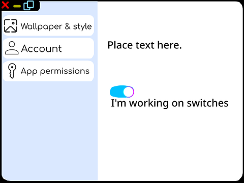 Settings UI - wars X