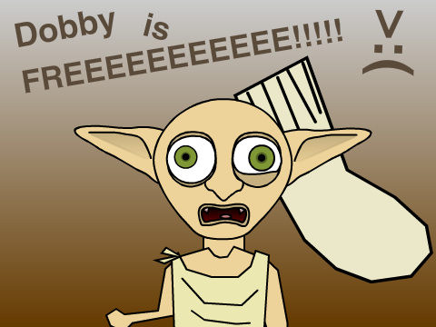 Dobby is FREEEEEEEEEEE!!!!! >:(