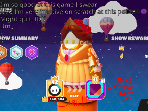 I GOT 1.9K CROWNS IN FALL GUYS!!!