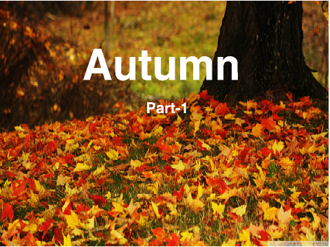 Autumn- Part 1