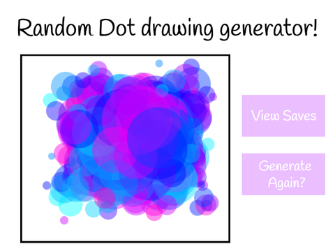Random Dot Drawing Generator