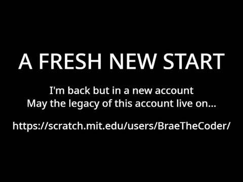 New Account!