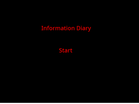 Information Diary (In Progress)
