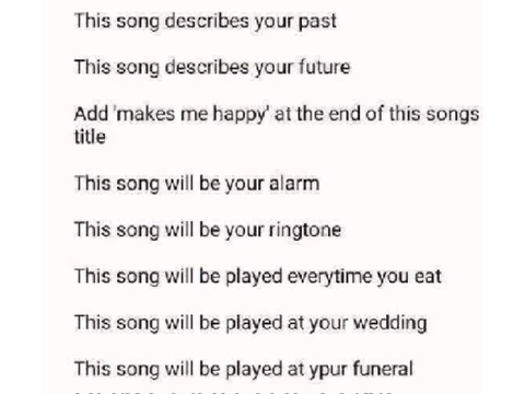 Song shuffle challenge but its my rock playlist remix
