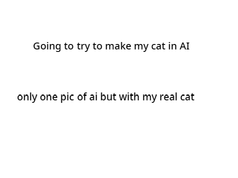 AI-ing my cat