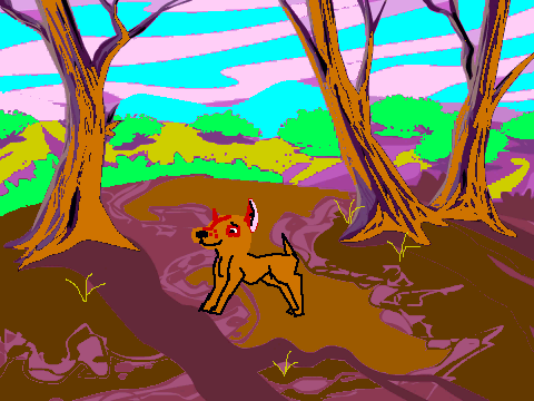 The dog and The Forest