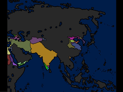Map of Asia during the First Punic War