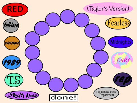 T.S. Friendship Bracelet Maker!