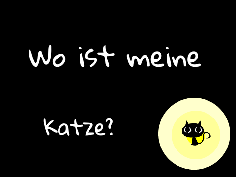 Wo ist meine Katze? *