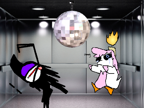 Add Yourself In A Elevator Panic!! remix