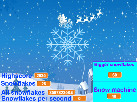 Snowflakes Clicker