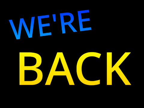 WERE BACK