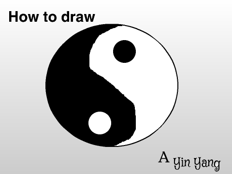 How to draw a Yin Yang