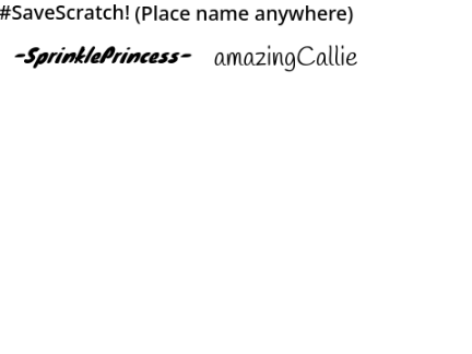 We gotta save scratch! #SaveScratch! 