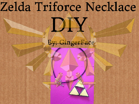 Zelda Triforce Necklace DIY!