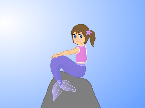 Me as a mermaid for Angel-Kitty's contest